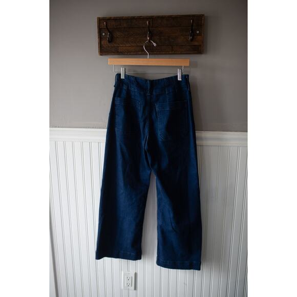 Anthropologie The Denim Colette Cropped Wide-Leg Jeans SIZED WRONG - Picture 3 of 3